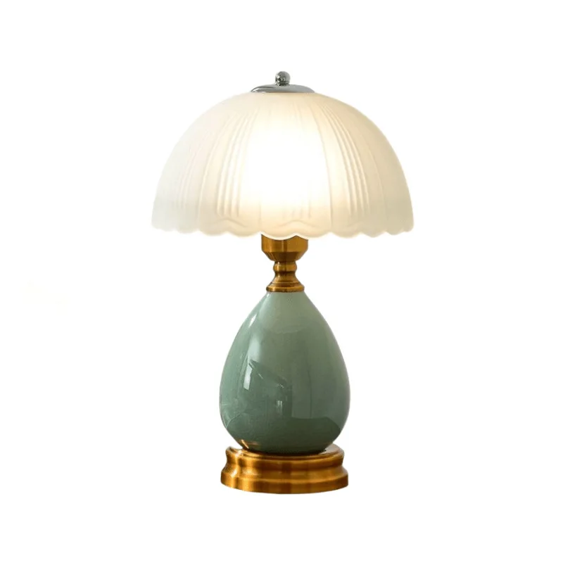 

Premium, American, light luxury, bedroom bedside lamp, retro desk lamp