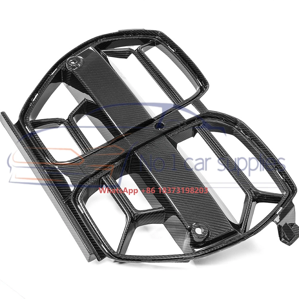 

Для M3 G80 M4 G82 Новая решетка переднего бампера в стиле CSL из настоящего сухого углеродного волокна