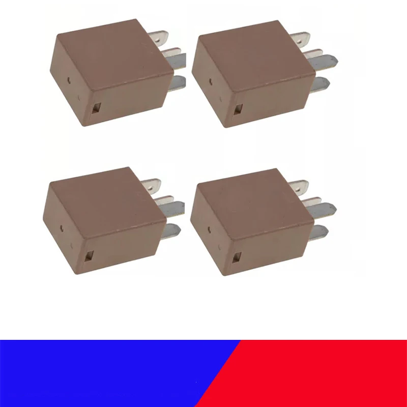 

95230 2P030 95230-2P030 4Pcs Brown Relay Deco 4 Pins Multi-Purpose Power Relay 12V 35A For Hyundai For Kia Vehicles N23R