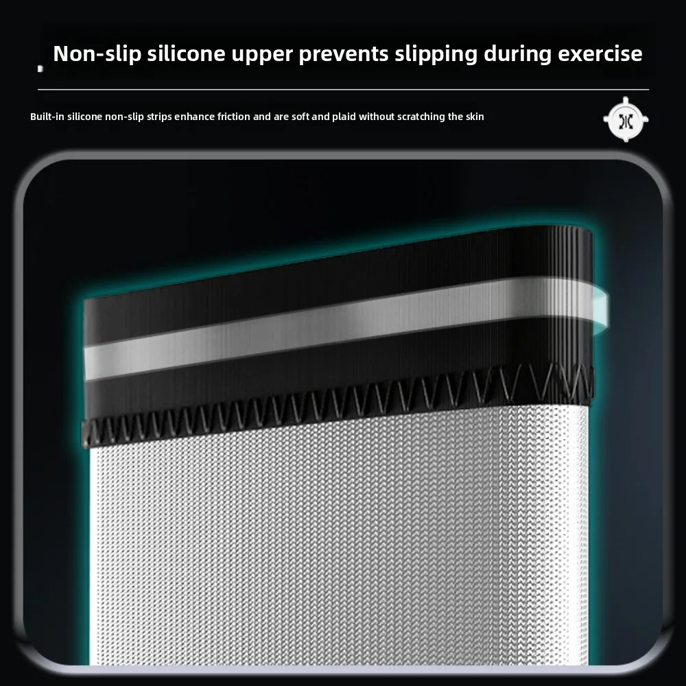 وسادات الركبة الإسفنجية لكرة السلة على شكل قرص العسل - معدات صيفية خارجية مضادة للتصادمات لركوب الدراجات والجري وحماية الساق #4