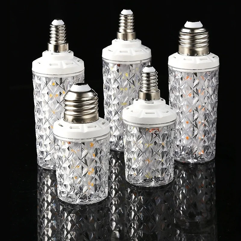 

E14 E27 Led Corn Bulb 24W 30W 40W 50W Lamp Chandelier Decorative Living Light SMD5730 Chip Small Warm Replace Halogen Home Room