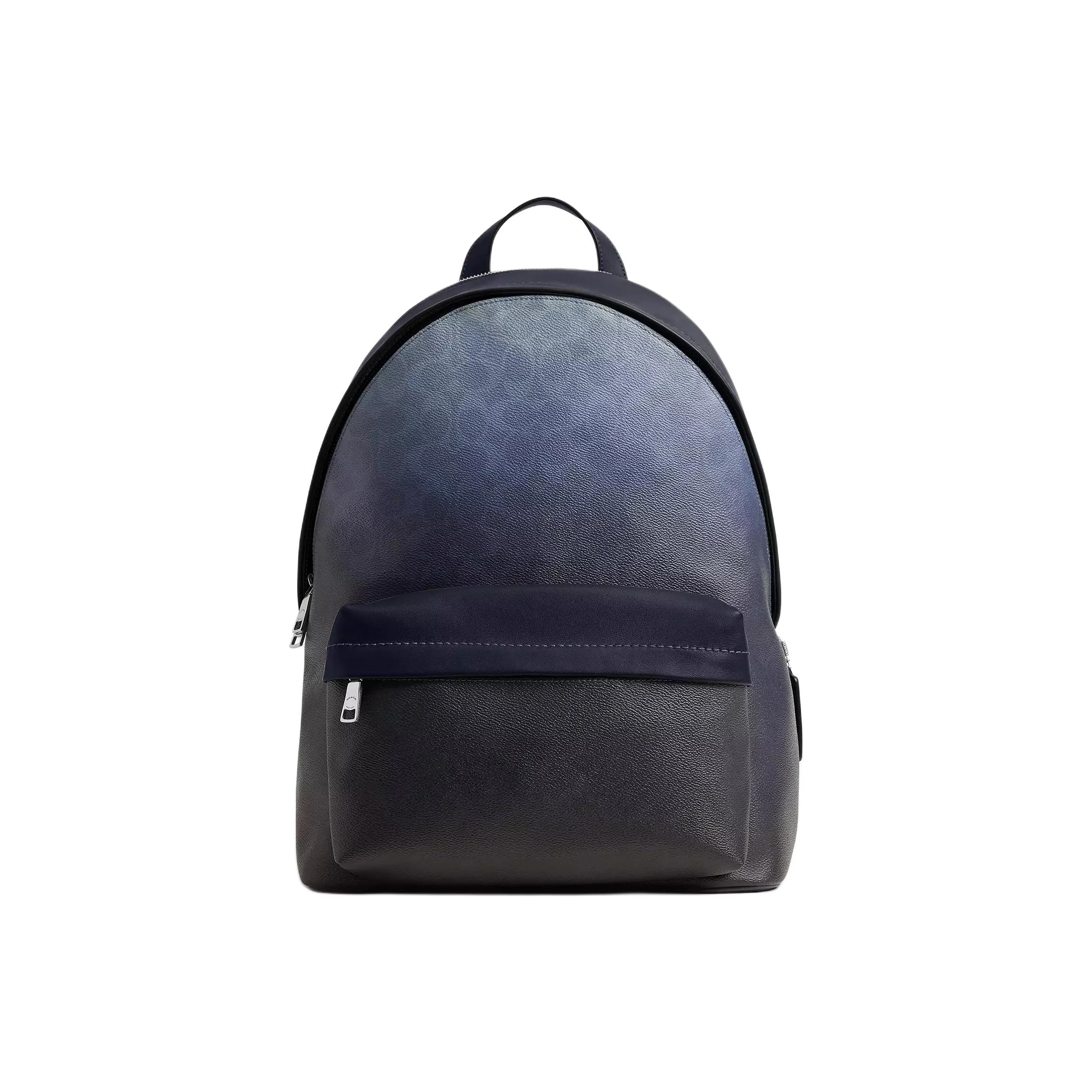 COACH Taylor Artificial Leather, Cow Leather, Textile Blend Backpack Large Unisex Blue CDX84-SVBL