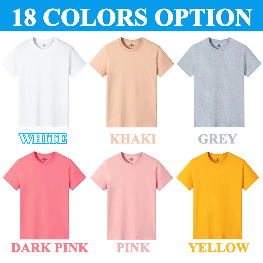 Cotton T Shirts Men Short Fashion 2025 O-Neck Slim T-Shirt Male Casual Solid Color Tee Shirt 18 Colors Plus Size M-6XL Wholesale - Image 2