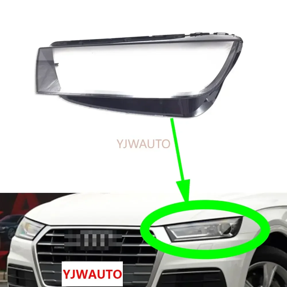 

For Audi Q5 2018 2019 2020 Headlight Cover Car Headlamp Lens Replacement Front Lampshape Glass Auto Shell