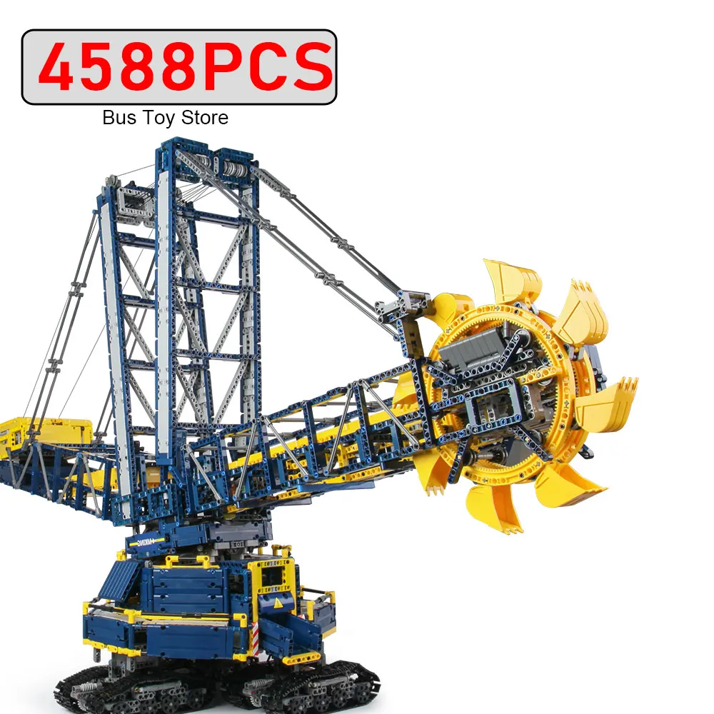 4588 pcs Technical Bucket Wheel Excavator APP Remote Controlled MOC Building Block Bricks Model Toys Bricks Toys for Adult Gifts