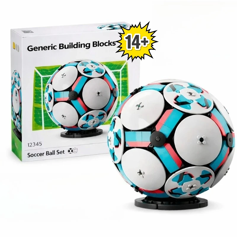 

Набор для самостоятельной сборки: модель футбольного кубка мира из строительных блоков - 3D-конструктор спортивной архитектуры, подарок на день рождения и украшение для дома.