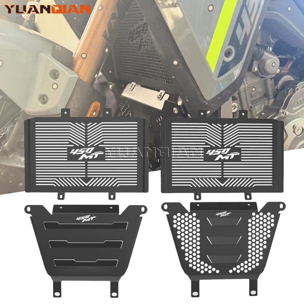 

For CFMOTO CF MOTO 450MT 450 MT 450 MT450 CF450MT 2024 2025 2026 Motorcycle Accessories Radiator Guard Engine Skid Plate Cover