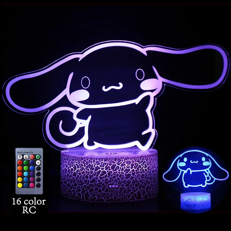 

Cinnamoroll Night Light Kawaii Cartoon Anime Figures Led Lamp Bedroom Decorations Bedside Lamps Kids Birthday Christmas Gifts