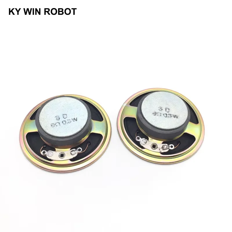 2 ピース/ロット新しい磁気紙キャップコーンスピーカー 8 オーム 0.5 ワット 0.5 ワット 8R スピーカー直径 57 ミリメートル 5.7 センチメートル厚さ 17 ミリメートル