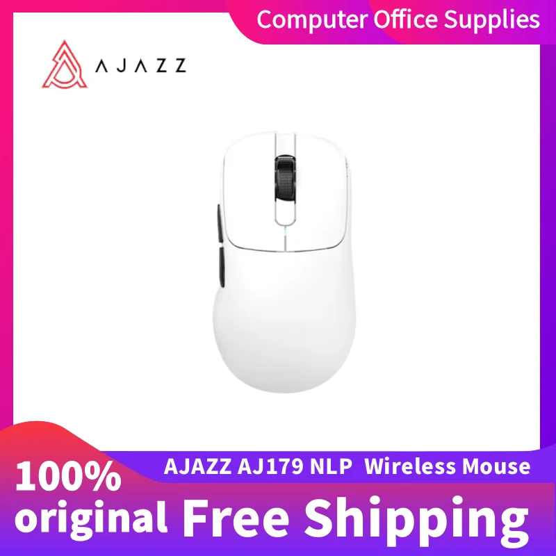 

AJAZZ AJ179NL AJ179NLP Star Flash Edition Wireless Mouse PAW3311 PAW3395 12K/26K Resolution Per Inch Ergonomic Gaming Mouse