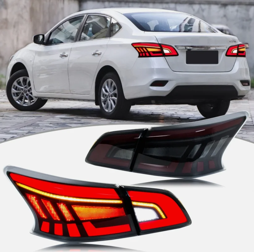 

LED Taillight For Nissan Sylphy 2012-2024 Upgrade Modified to New DRL Dynamic Turn Signal Auto Accessories