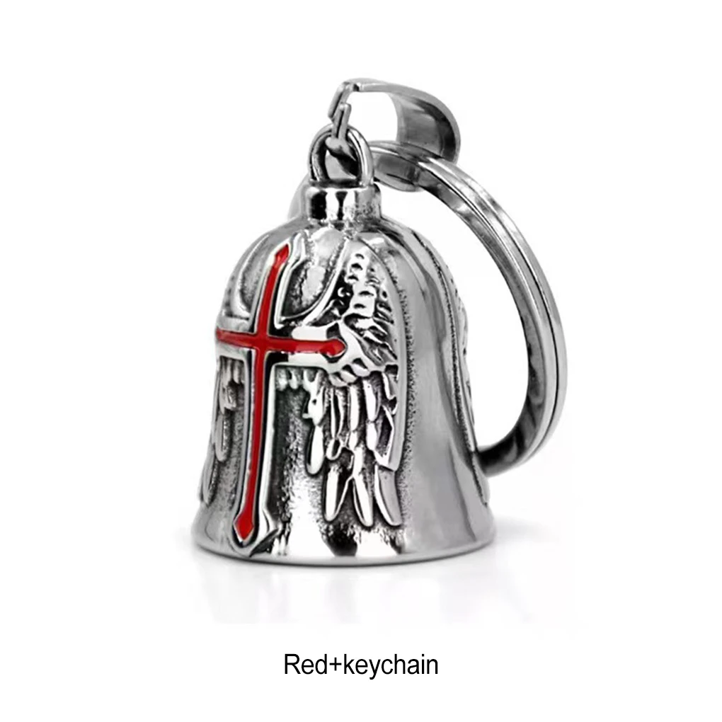 Collana con ciondolo croce Lucky Bell Guardian per uomo simbolo di protezione e buona fortuna ciondolo da equitazione