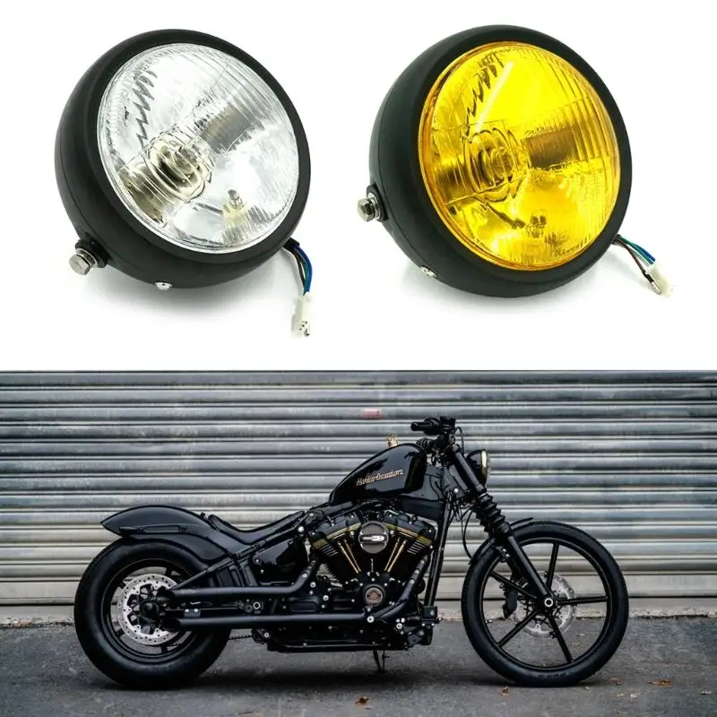 

5.75 Inch LED Headlights Motorcycle Headlamp,5-3/4" Projector Round Headlamp,Electric Vehicle Scooters Modified Headlight 5.75"