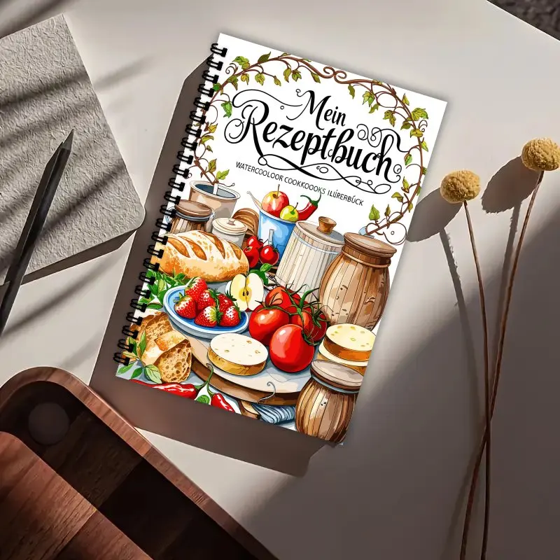كتاب وصفات مقاس A5، تصميم قديم، مناسب للطهاة المنزلية ومذكرات المطبخ القابلة للتخصيص للطهاة، هدية مثالية لمحبي الطعام