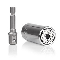 1PC Universal Torque Wrench Head Set Socket Sleeve 7-19mm Power Drill Ratchet Bushing Spanner Key Magic Grip Multi Hand Tools