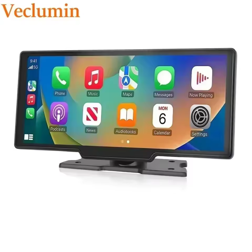 Veclumin C200 Car MP5 TouchScreen 10.26 "car Smart Screen Wireless Carplay Car GPS Navigation Dual Bluetooth AHD Reverse Camera