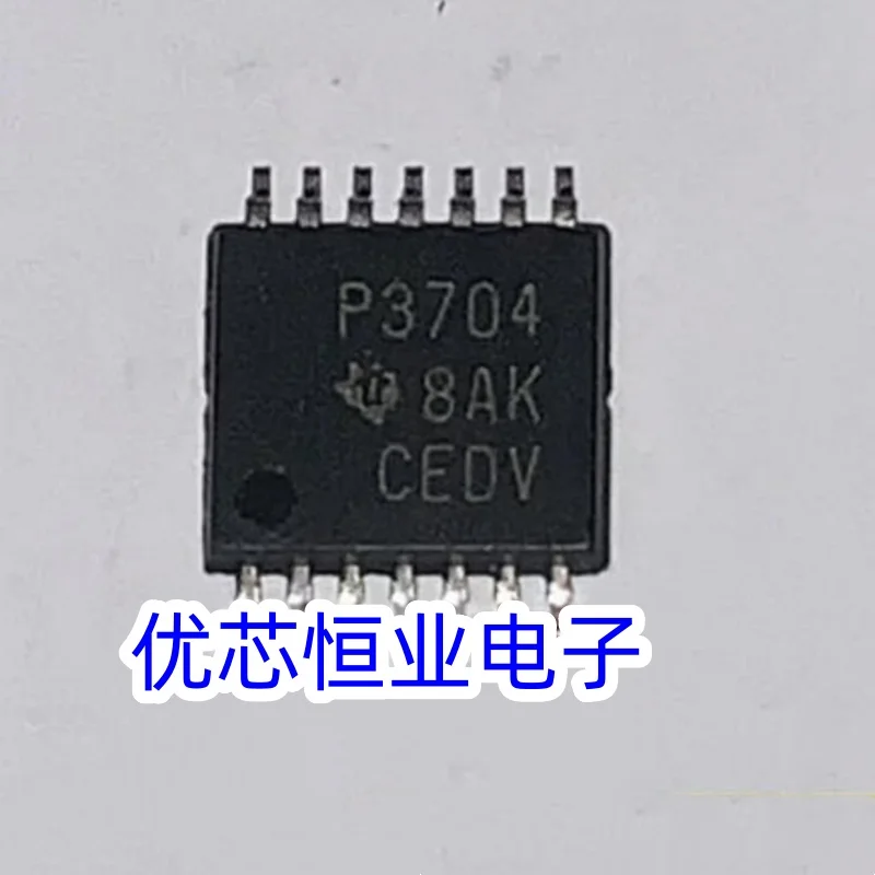 (10/50 Pieces) TLC3704C TLC3704CPWR P3704 TSSOP14 Quad-Channel Low-Power Voltage Comparator, 100% New, Original, in Stock,