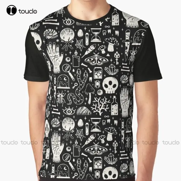 Curiosities: Bone Black Graphic T-Shirt Digital Printing Tee Shirts Streetwear Xxs-5Xl New Popular Unisex Christmas Gift