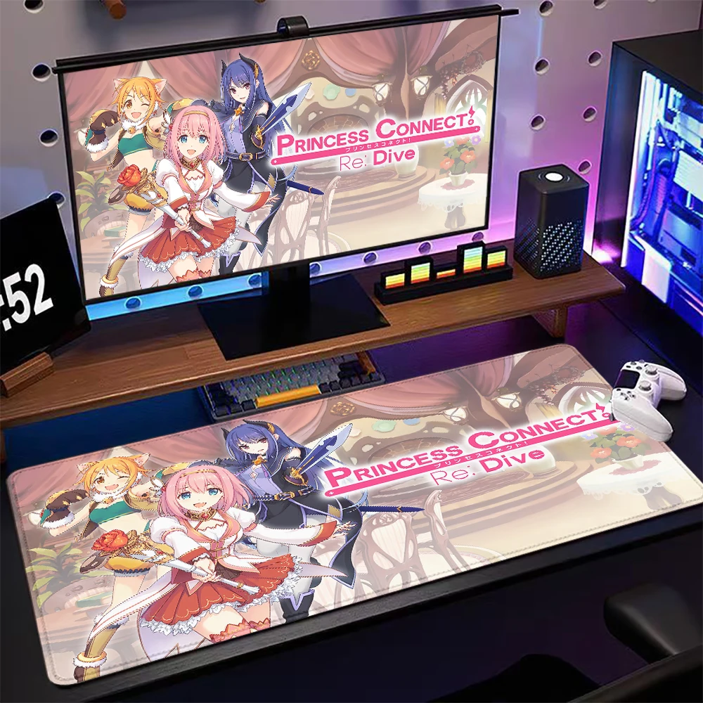 Princess Connect Re：Dive PC Table mats mouse pad HD printing High definition Desktop XXL Large games size accessories mouse pad