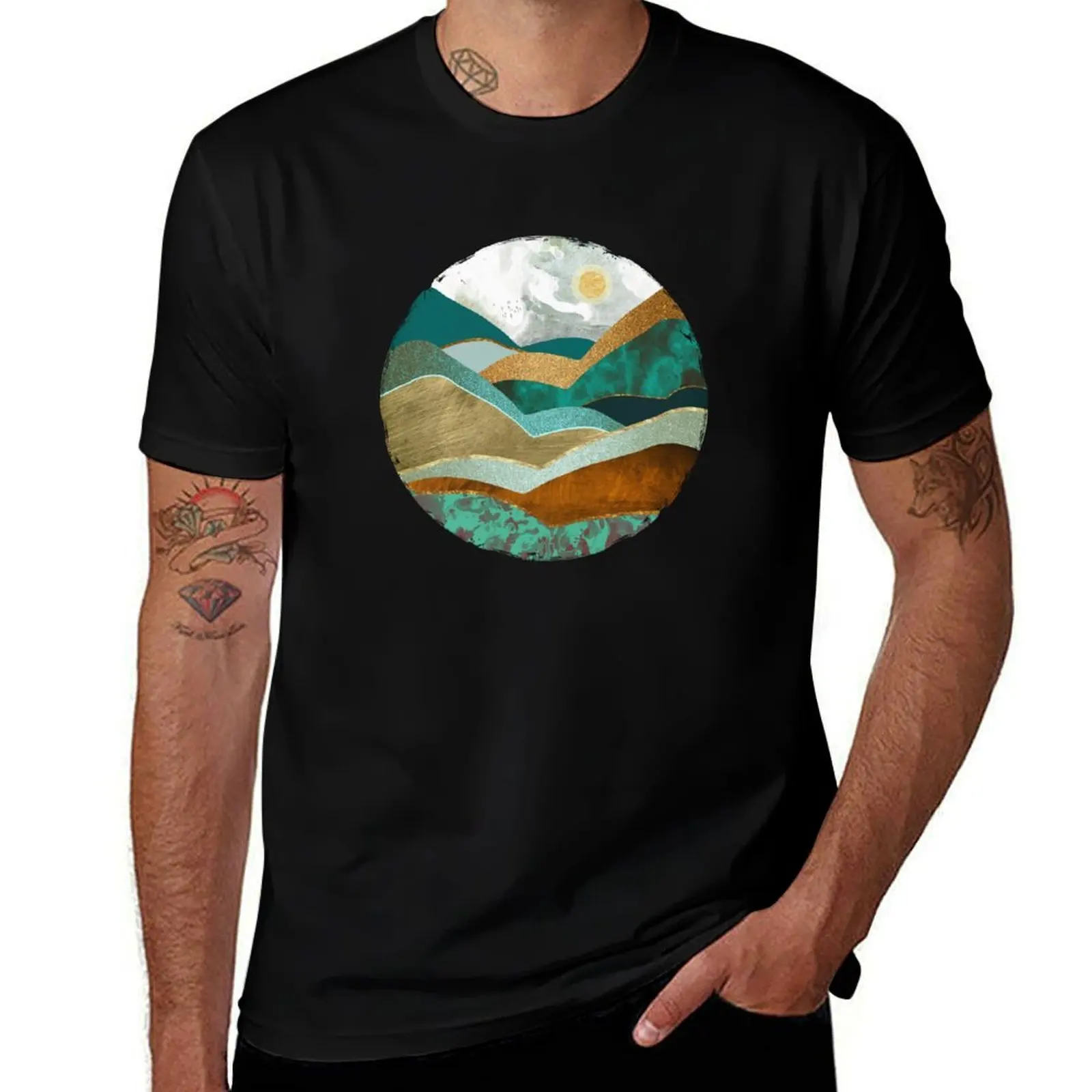 Golden Hills T-Shirt Dry Fit Running Short Sleeve Top T-Shirt