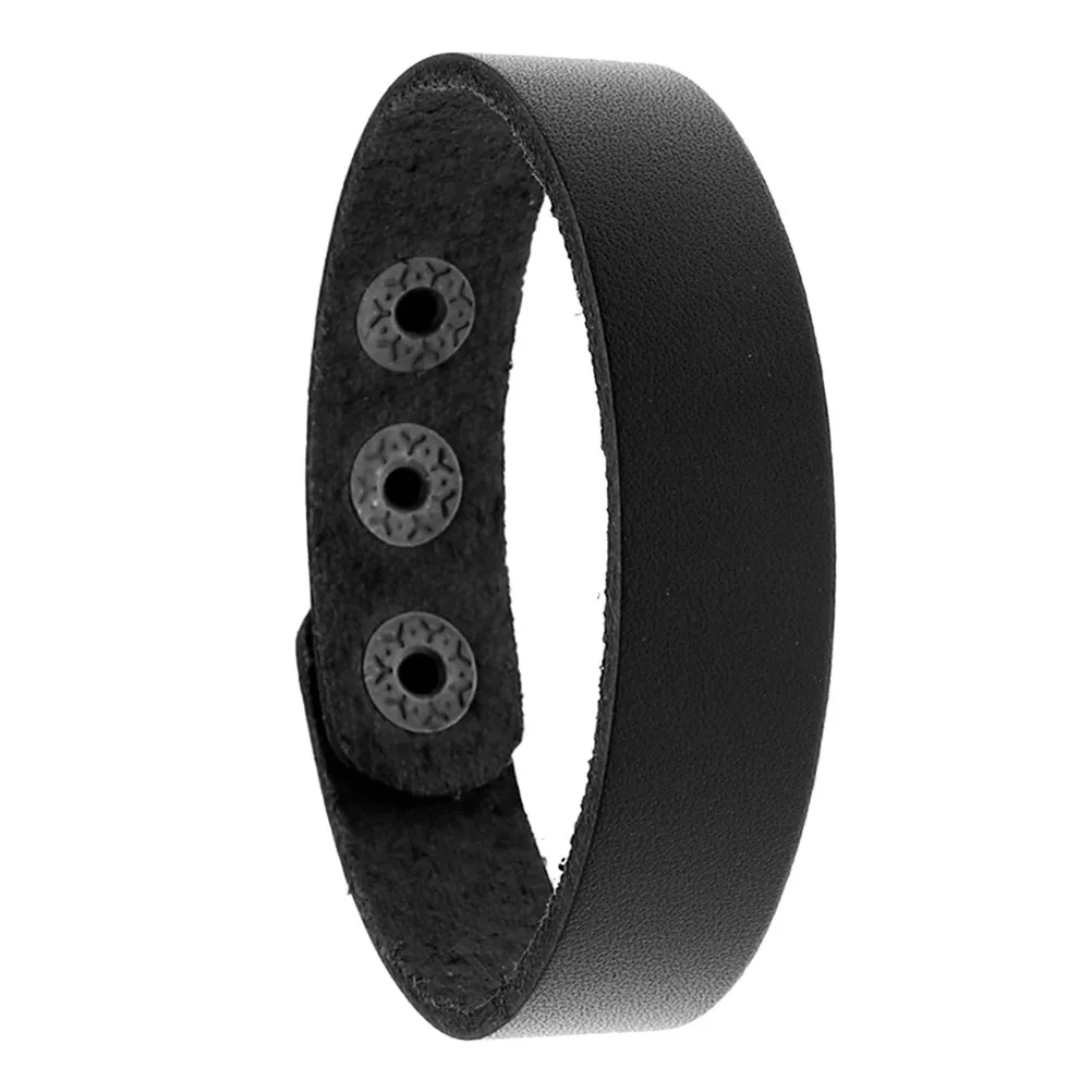 4Pcs 1.6cm Cowhide Bracelet for Students Lovers Unisex Simple Chic Wrist Chain Fine Workmanship Comfortable Daily Wear
