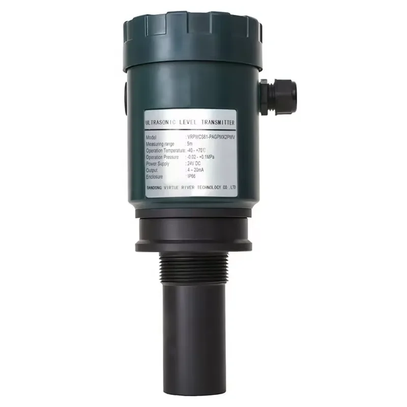 Water Tanks Level Transmitter Ultrasonic Level Sensor for Automatic Water Level Control with Echo Curve for Measurement