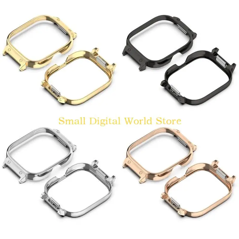 

77UB Стильный металлический каркасный чехол для часов 5 eSIM Watch 5/4, ширина ремешка 20 мм, совместимость, меняет эстетику