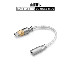DD ddHiFi TC35CM2 USB-C to 3.5mm Hi-Res DAC & AMP Cable High-Fidelity Lossless Decoding Adapter Cable, Up to PCM 32bit/384kHz
