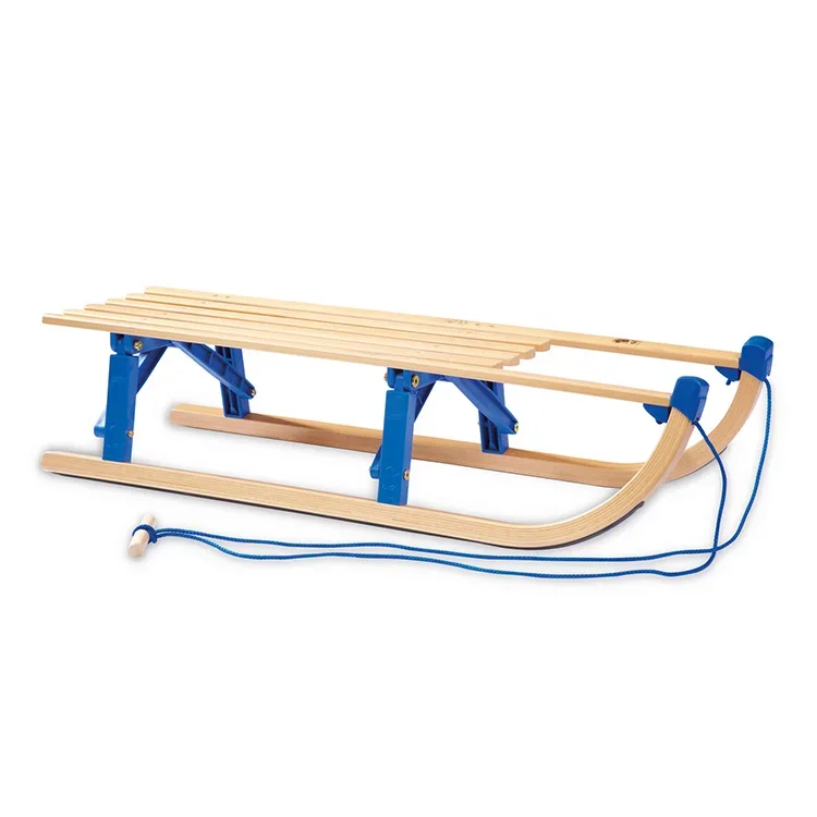 

Foldable Child Wooden Snow Sled Sledge For Sale