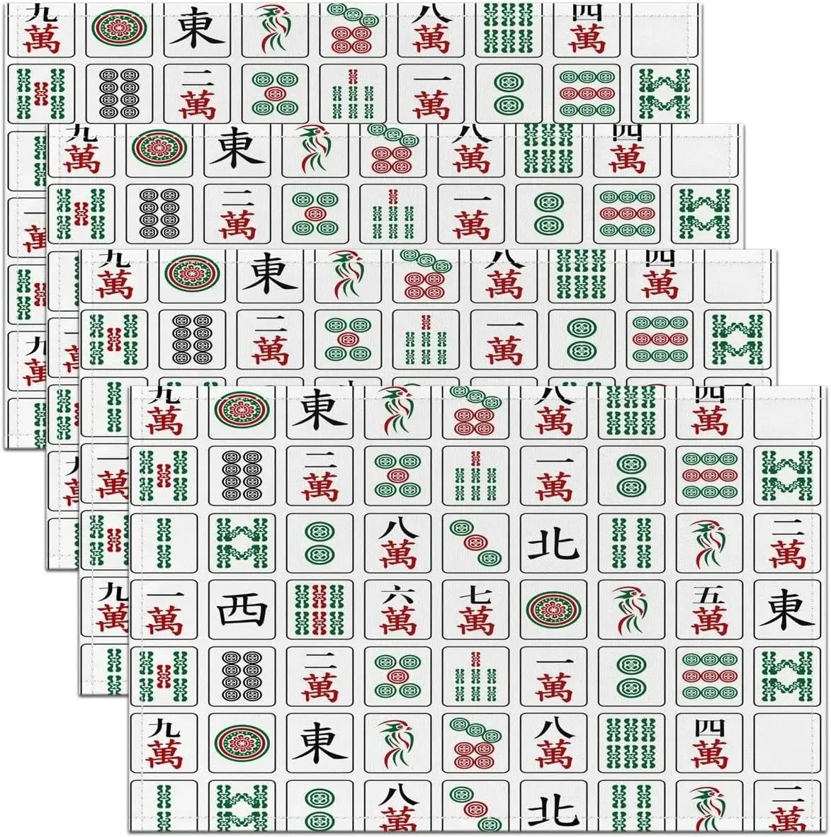 Chinese Game Placemats Set of 4 18