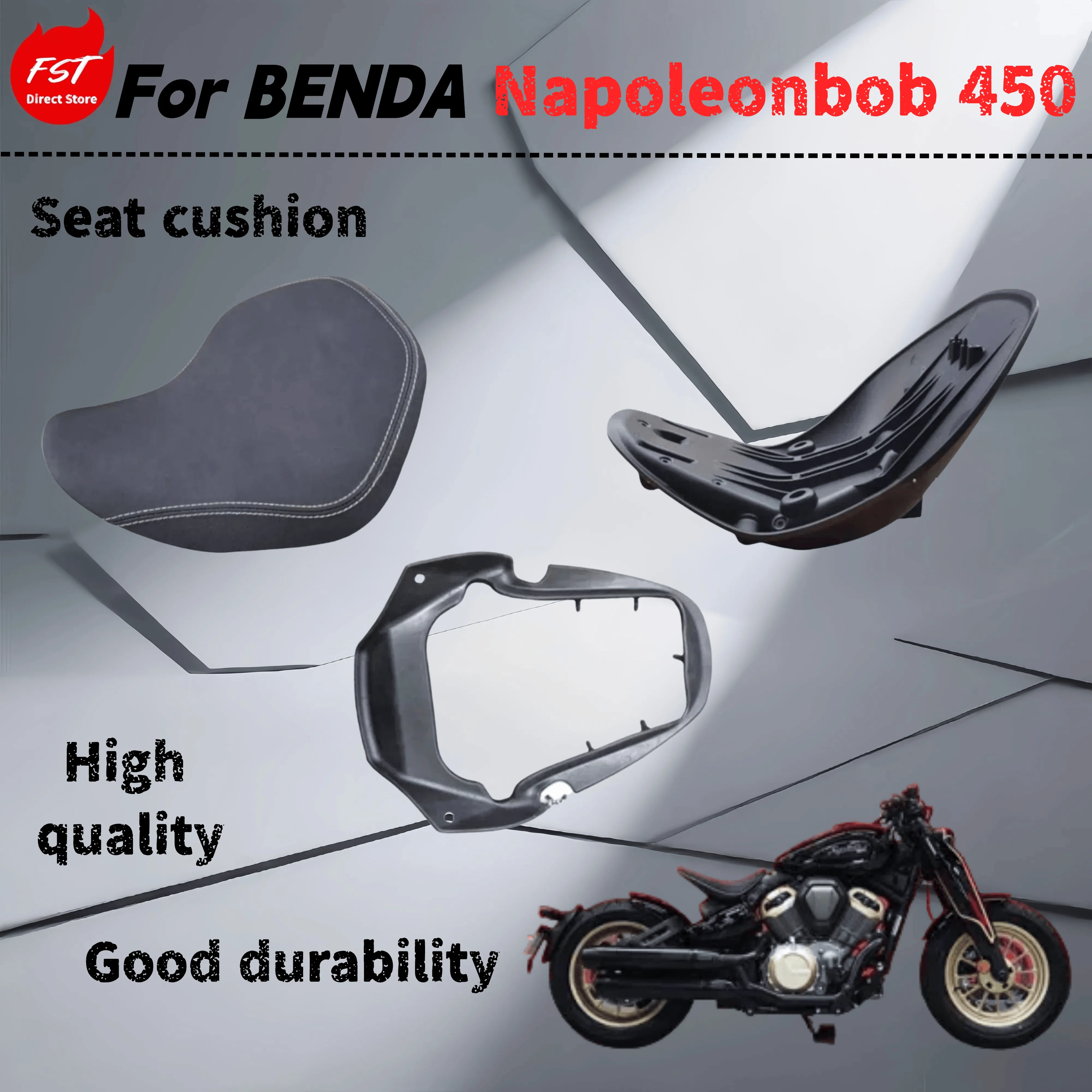 

For Benda Napoleonbob 450 genuine accessories seat cushion single seat bag main seat cushion bottom plate rubber