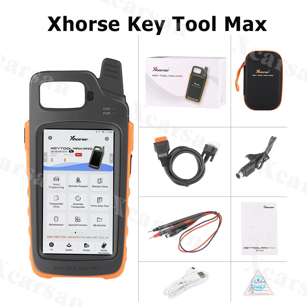 

Программатор Xhorse VVDI Key Tool Max Pro с кабелем обновления