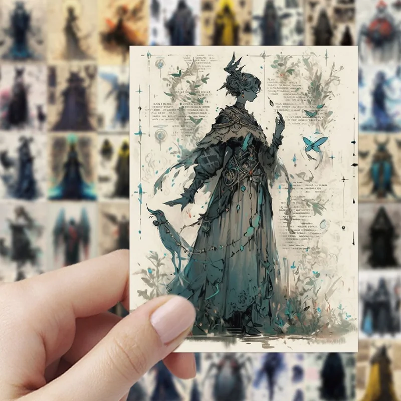 63 Western Fantasy-style Character Stickers, Instagram Style, European Retro, Western Mythology Fantasy, Niche and Unique.