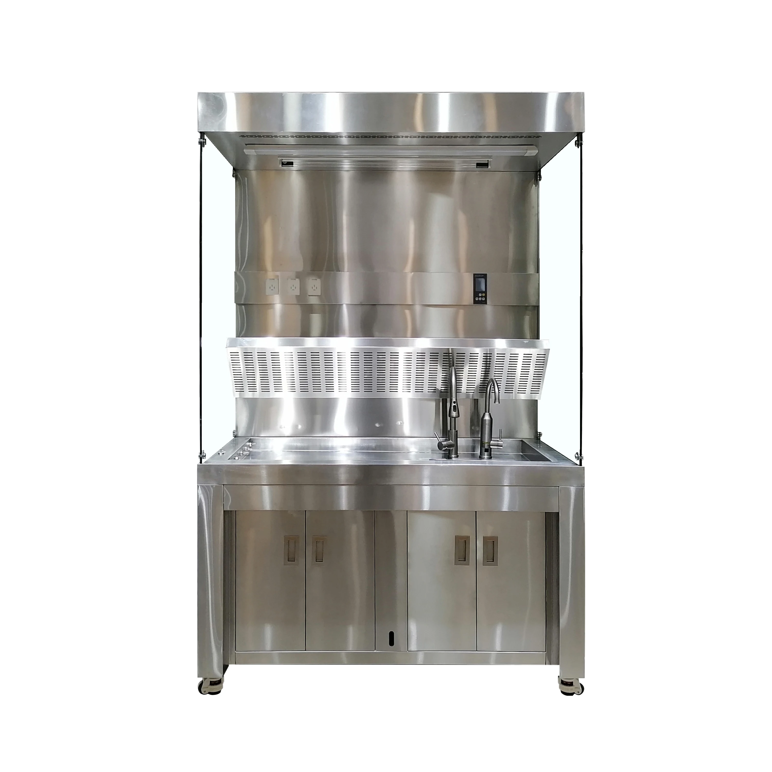 Station with High-power Suction DevicePathology Workstation All Stainless Steel Workstation SS Laboratory Work Bench