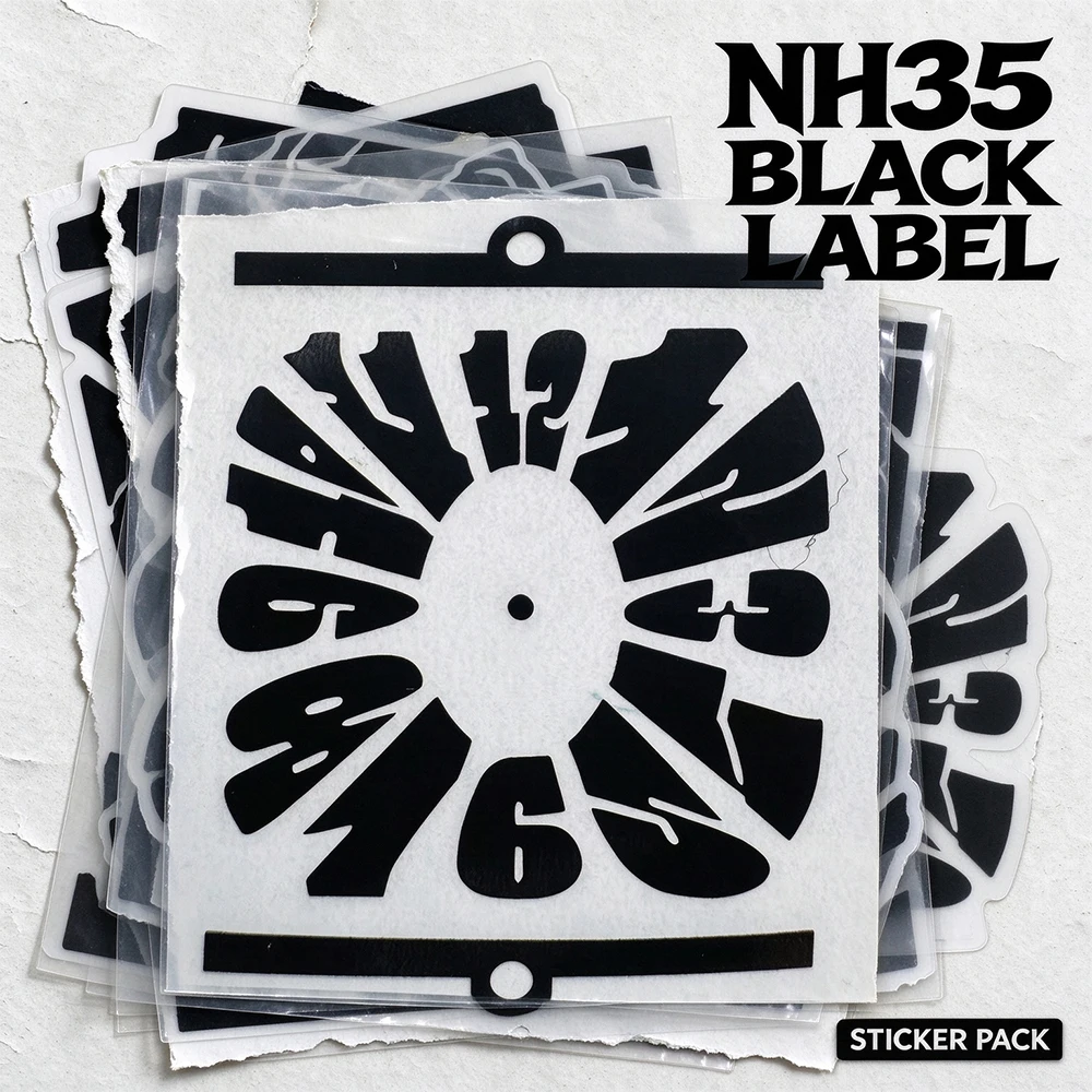 NH35 Dial Sticker Custom Watch dial Decal DIY Modified Watch Dial Index Stickers Custom Logo Pattern for NH35 Movement Watch Mod