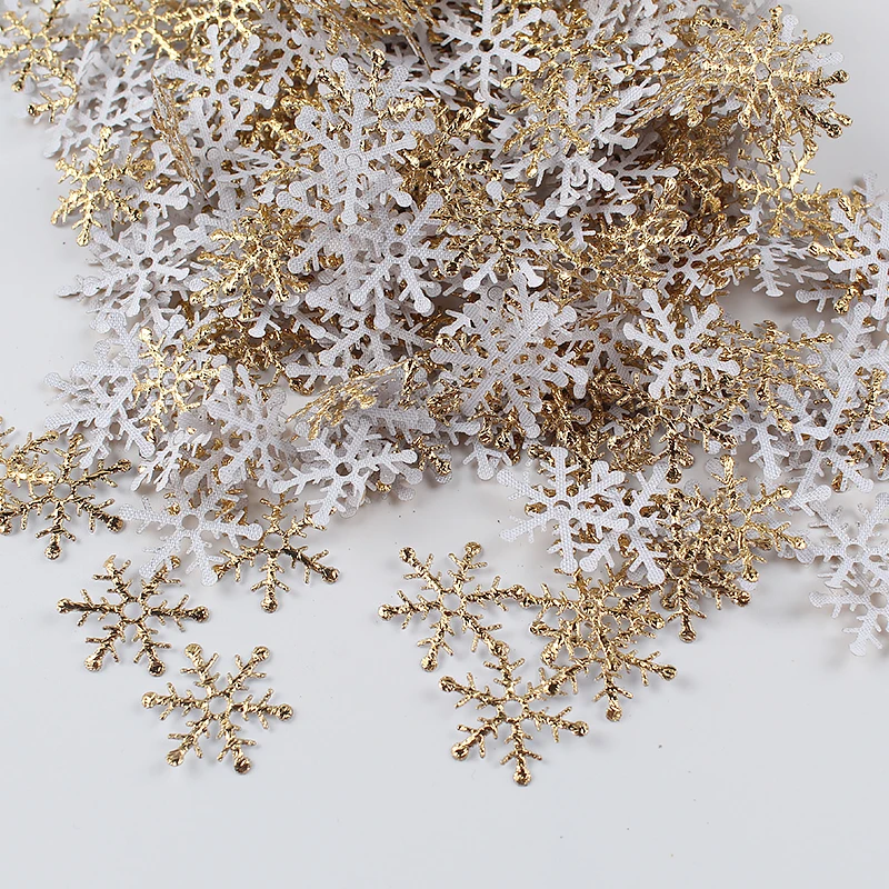 300Pcs/Bag Snowflake Frozen Party Snowflake Christmas Decorations For Home Winter Decorations Wedding Party Decoration