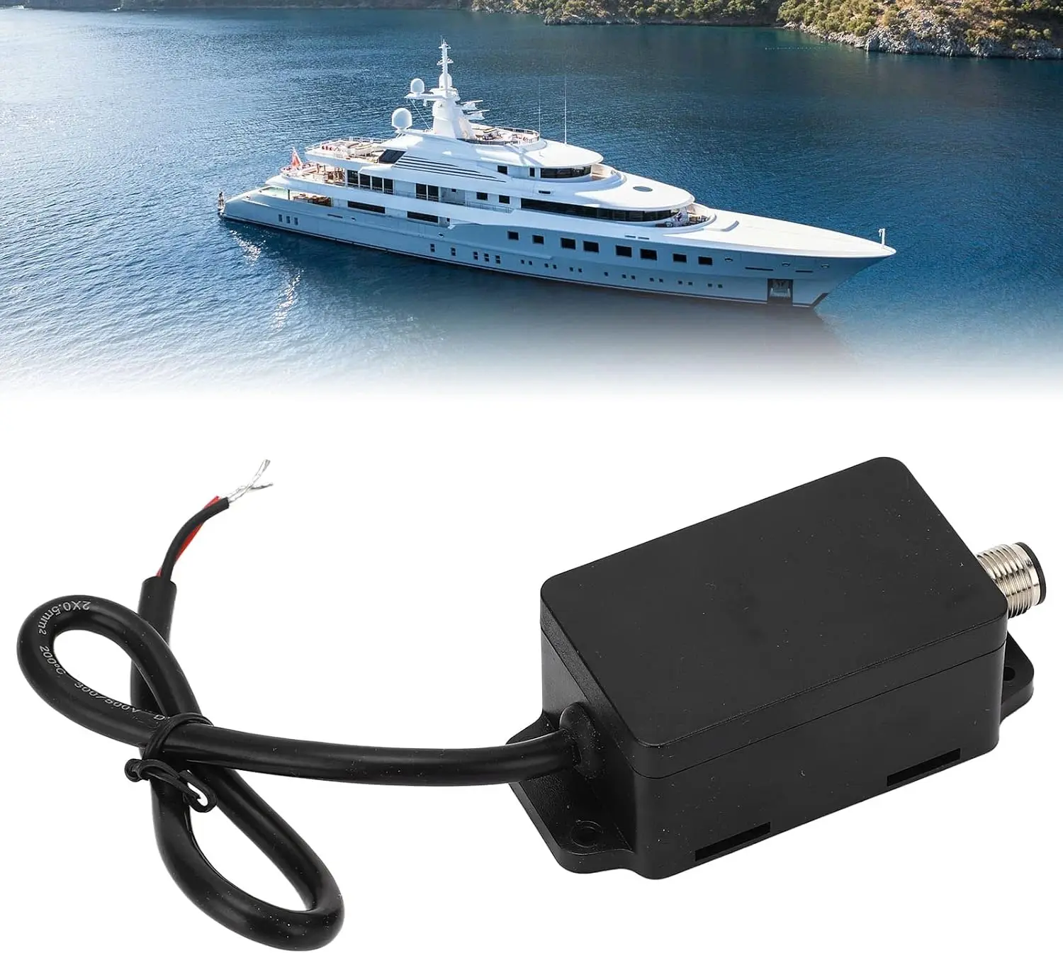 NMEA 2000 Converter, 9‑32V DC IP67 Converter Box, Multifunction Convert 0‑190 and 240‑33 Ohm for Boat Yacht Marine
