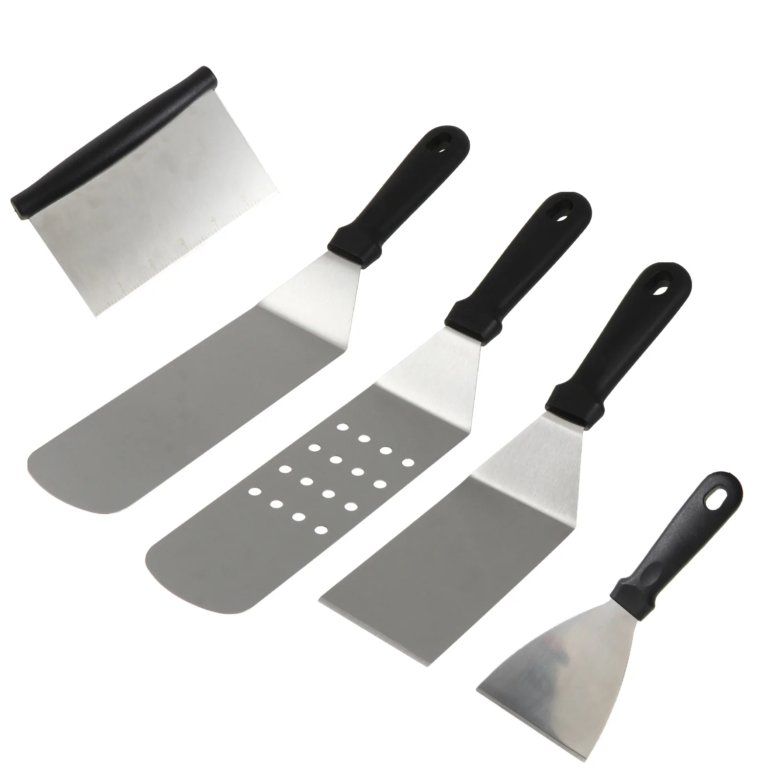 

5 Pcs Pizza Spatula Rust-resistant Stainless Steel Scraper Cake Transfer Tool Server Pp