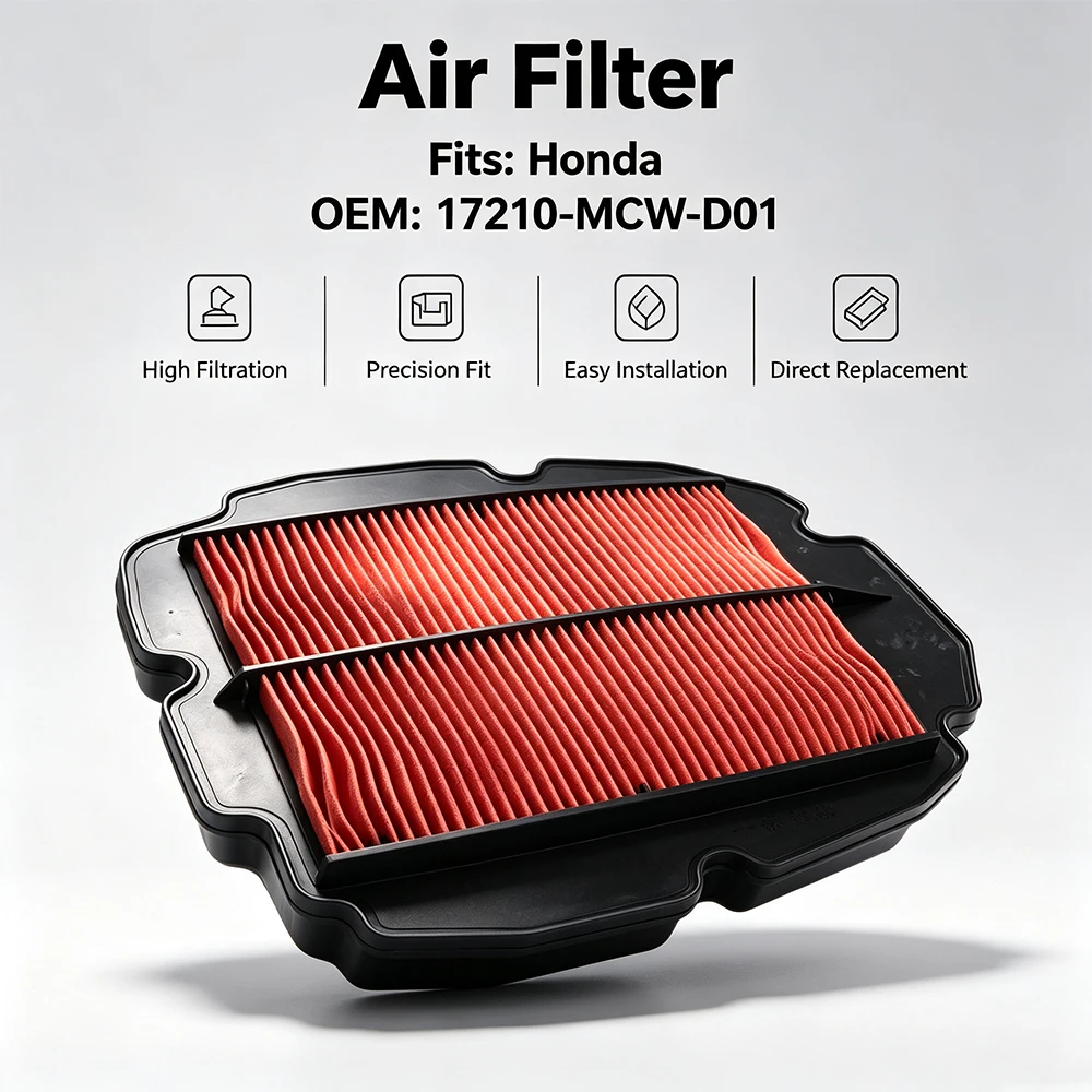 Motorcycle Air Filter Is Suitable for Honda VFR800 1998-2015 17210-MCW-D01