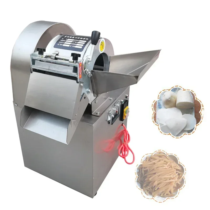 

Commercial Vegetable Cutter Multi-Functional Vegetable Fruit Shredding Chilli Slicer Leek Garlic Moss Cutting Machine