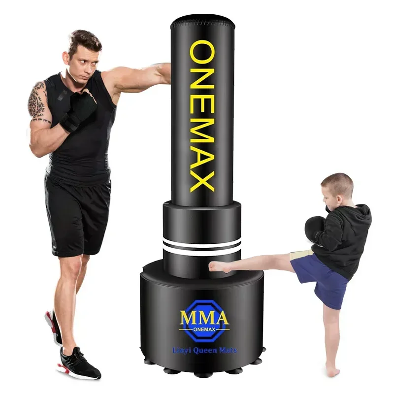 Custom Professional Heavy Free Standing Kick  Boxing Punching Bag with Suction Cup Base for Adults And Kids