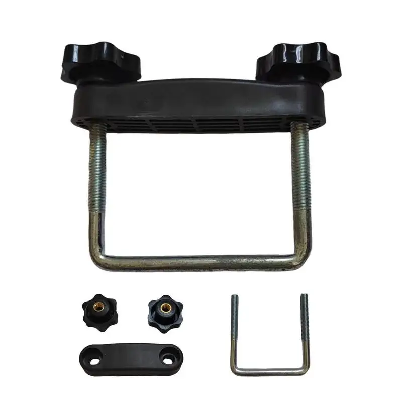 Roof Rack Mounting Brackets Luggage Rack Accessories Tools Roof Box U-Bolt Clamps Metal U-Bracket Clips With Lock Nuts