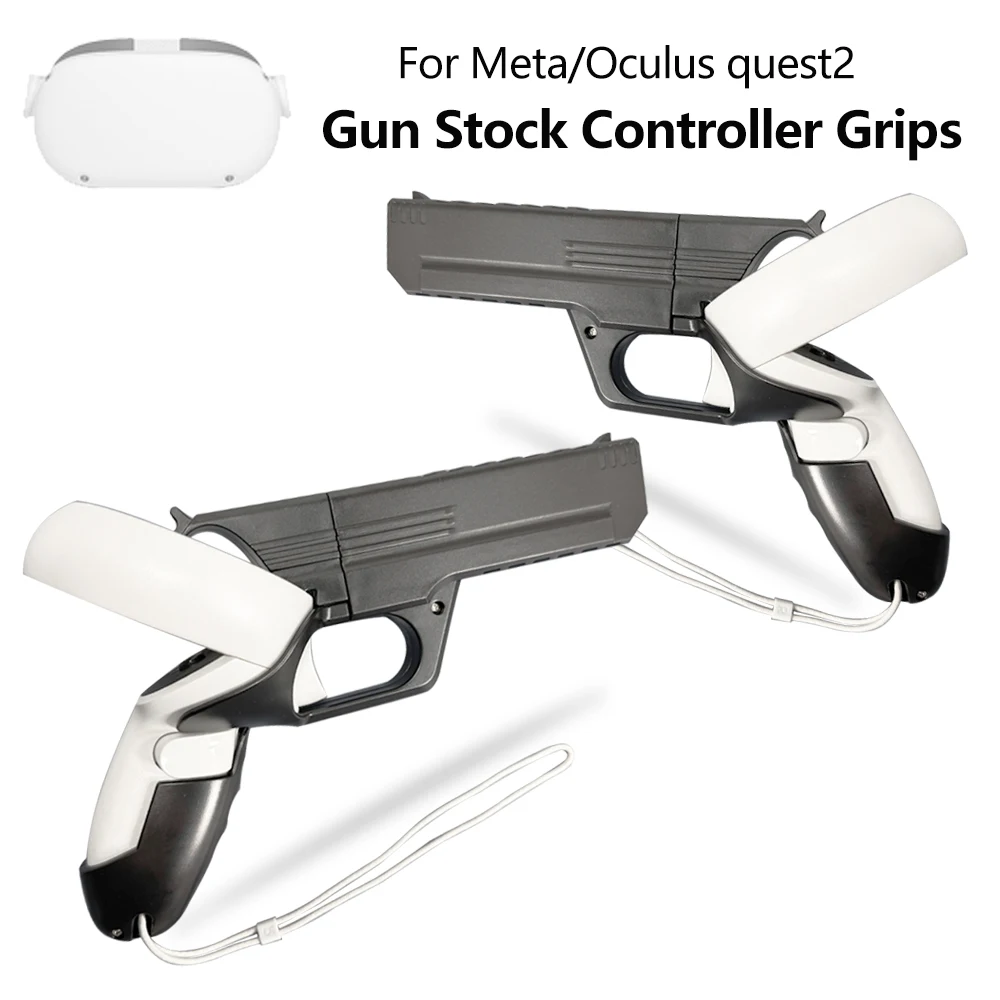 Stock Controller Grip for Oculus Quest 2 - VR Accessories for Meta Quest 2 Enhance the Virtual Reality Gaming Experience