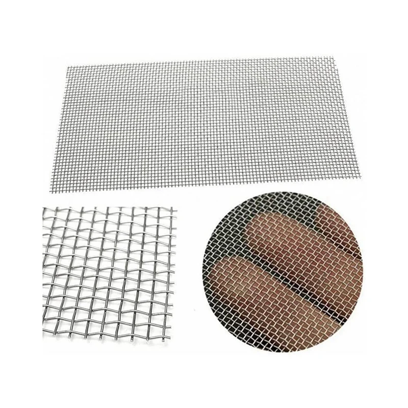 20Pieces Plastic Welding Mesh Reinforcing Stainless Steel Wire Mesh Screen For Thermoplastic Repairs,Plastic Welding Kit