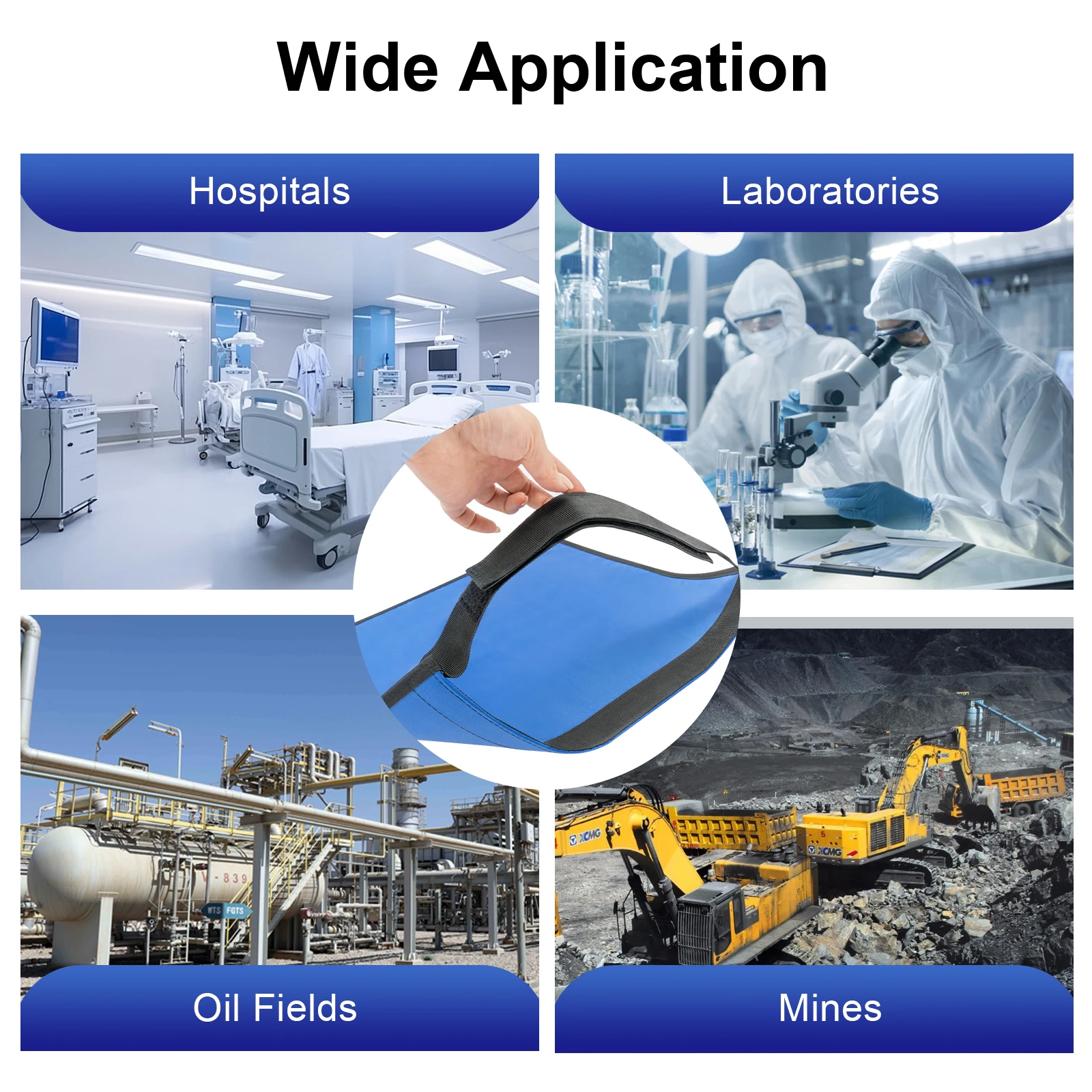 0.5mmpb Medical Dental X-Ray Protective Lead Half Apron Radiation Square Cover