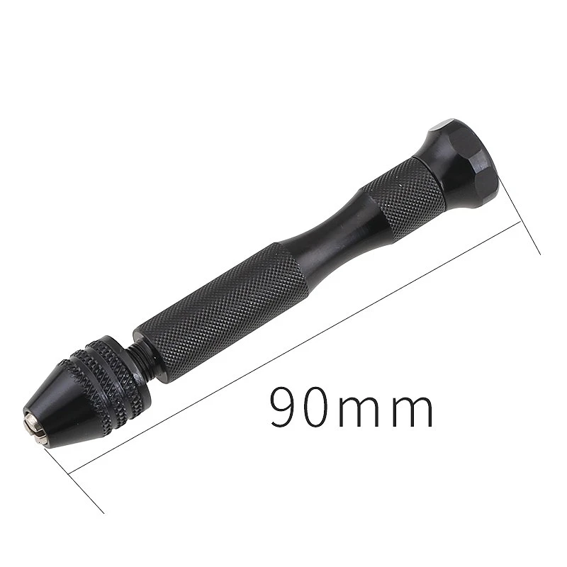 Black Mini Micro Hand Drill Twist Drills Bit Rotary Tools For Models Hobby DIY Jewelry Buddha Bead Eyeglass Drill