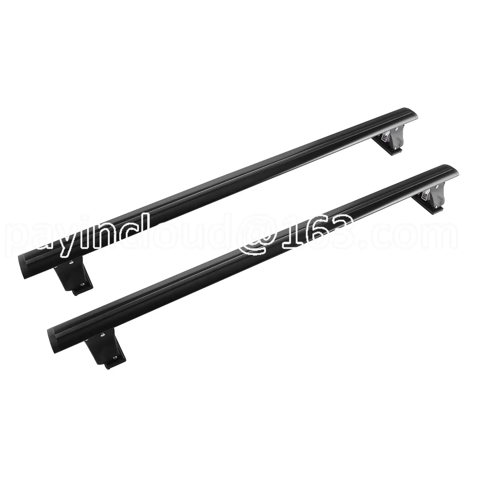 2 PCS Roof Racks Cross Bar Luggage Cargo Rack Aluminum Lockable Roof Rack Fit for Most Sedan Car