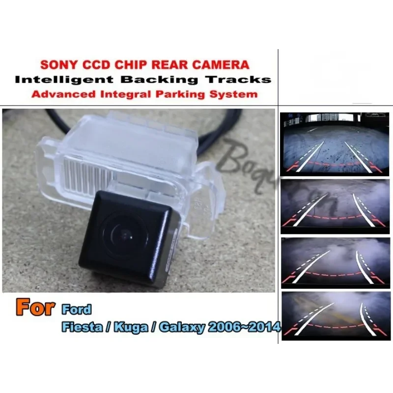 

For Ford Fiesta / Kuga / Galaxy 2006~2014 Intelligent Car Parking Camera / with Tracks Module Rear Camera CCD Night Vision