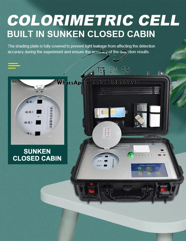 High Precision Scientific Research Grade Soil Composition Tester, Portable Soil and Fertilizer Detection Equipment