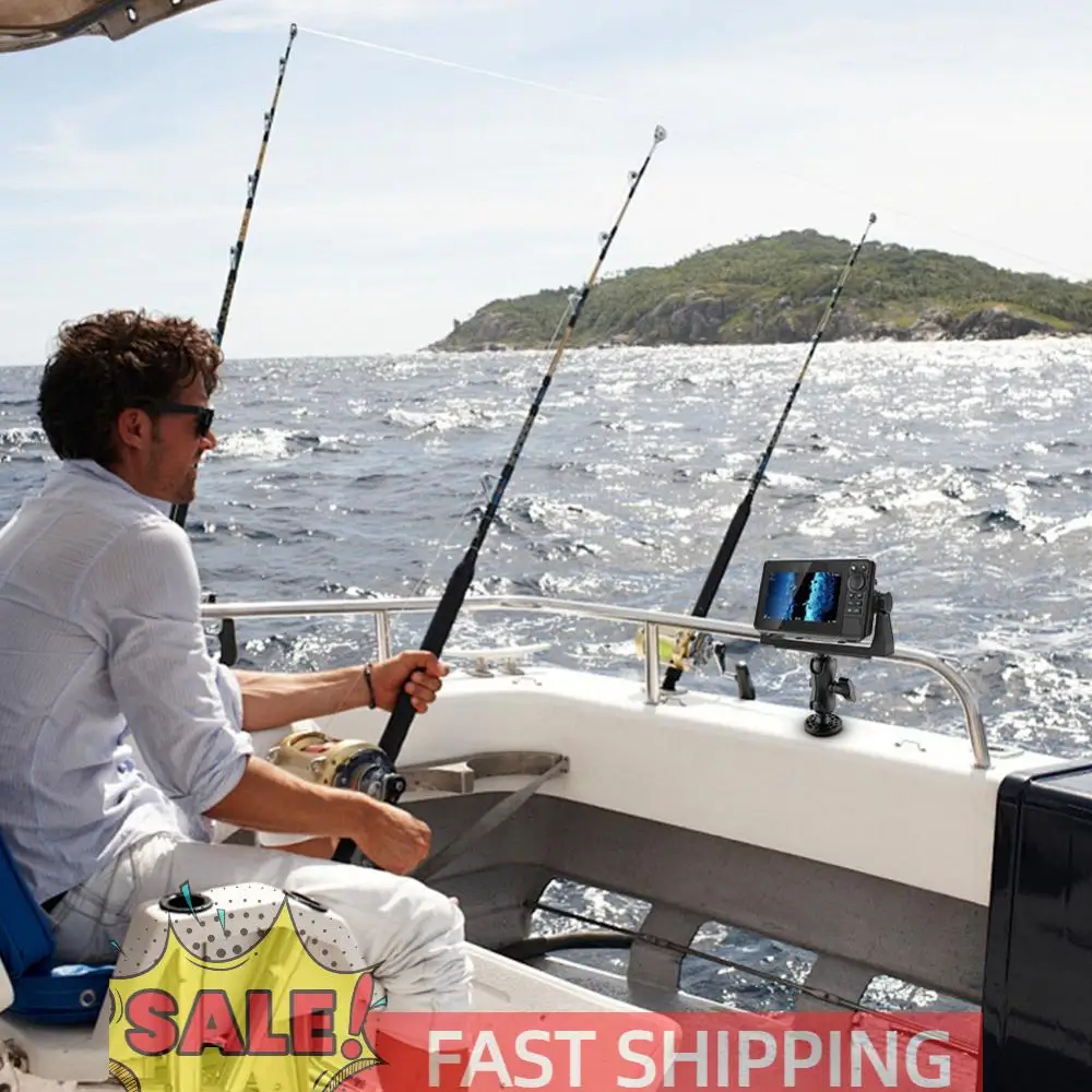 

База для крепления эхолота, многоцелевая поворотная на 360 градусов стойка для эхолота, электронный держатель для эхолота для морской лодки, каяка